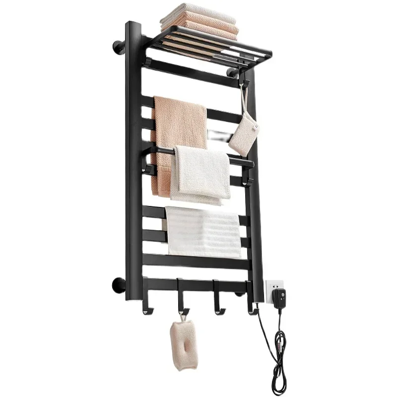 

Электрическая сушилка для полотенец с цифровым дисплеем и термостатом для ванной комнаты, настенная электрическая сушилка для полотенец.