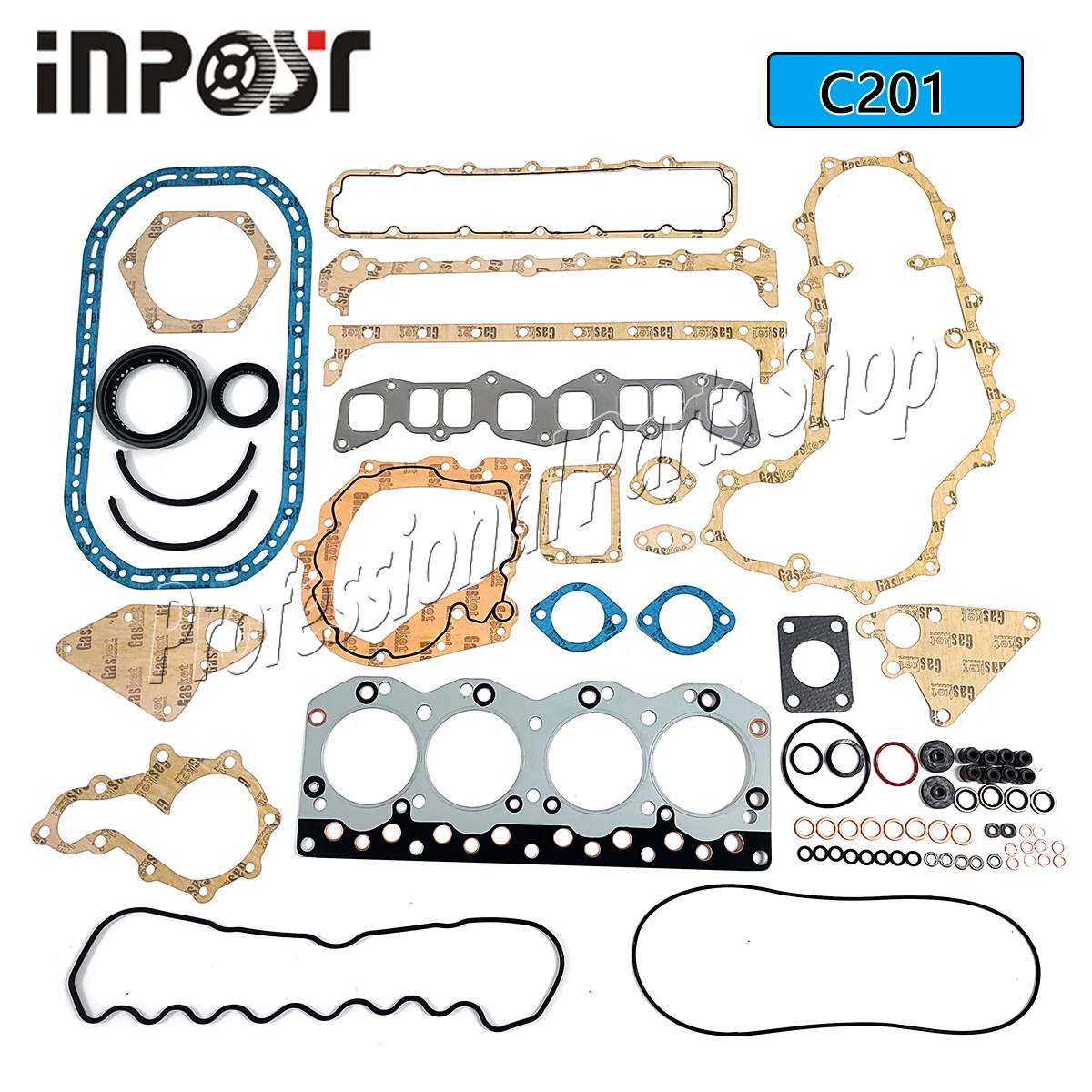

C201 Full Gasket Set 30-0175 For Thermo King For Isuzu C201 30-175 300175 30175