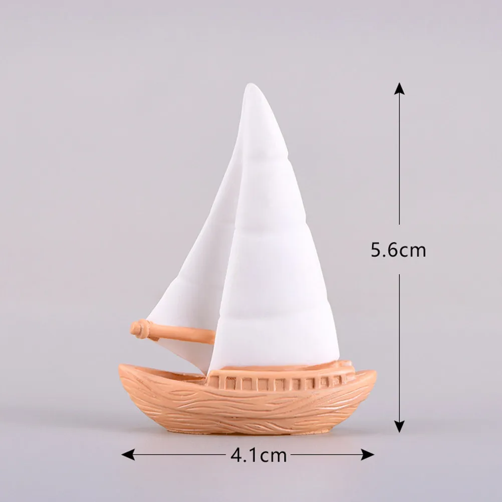 

16Pcs Micro Landscape Ornaments Sea Style Resin Mini Scene Decoration Bonsai Flower Pot Decor Home Ornament Set Small Gifts