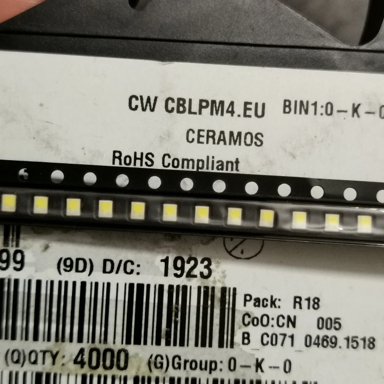 10Pcs/ lamp bead CW CBLPM4.EU ceramic 7W white 2016 car motorcycle LED light source wick