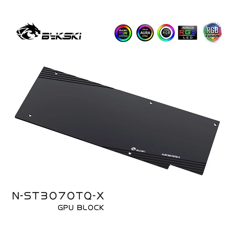 Bykski-bloco de água para gpu zotac, placa de vídeo com resolução vga e rgb, 5v/12v, para resfriamento de pc