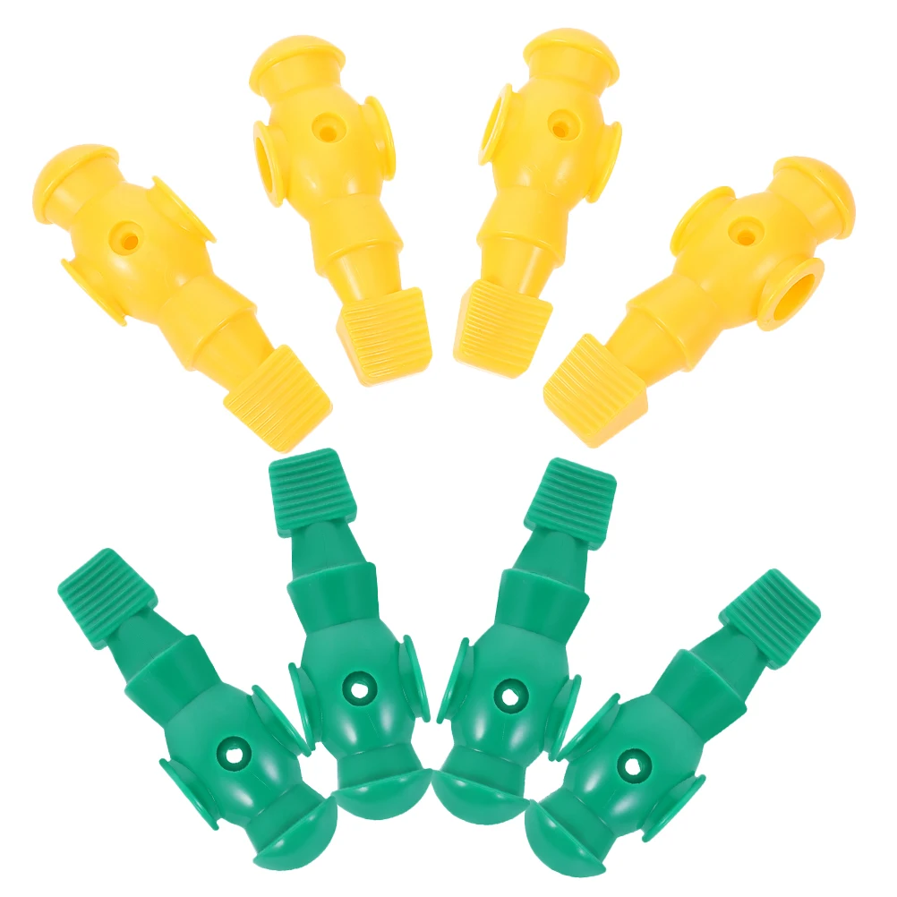 

8pcs Foosball Player Statue Replacement Durable Plastic Table Soccer Realistic Design Easy Install Compatible Standard