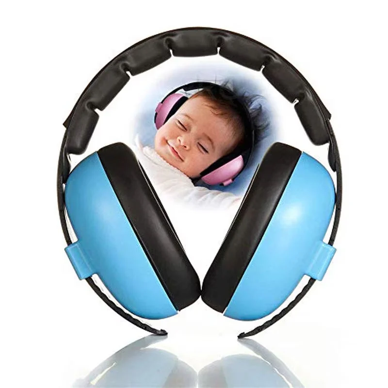 

Baby Noise Cancelling Earmuffs Kids Hearing Protection for Sleeping Studying Adjustable Headband Ear Defender for Concerts Drums