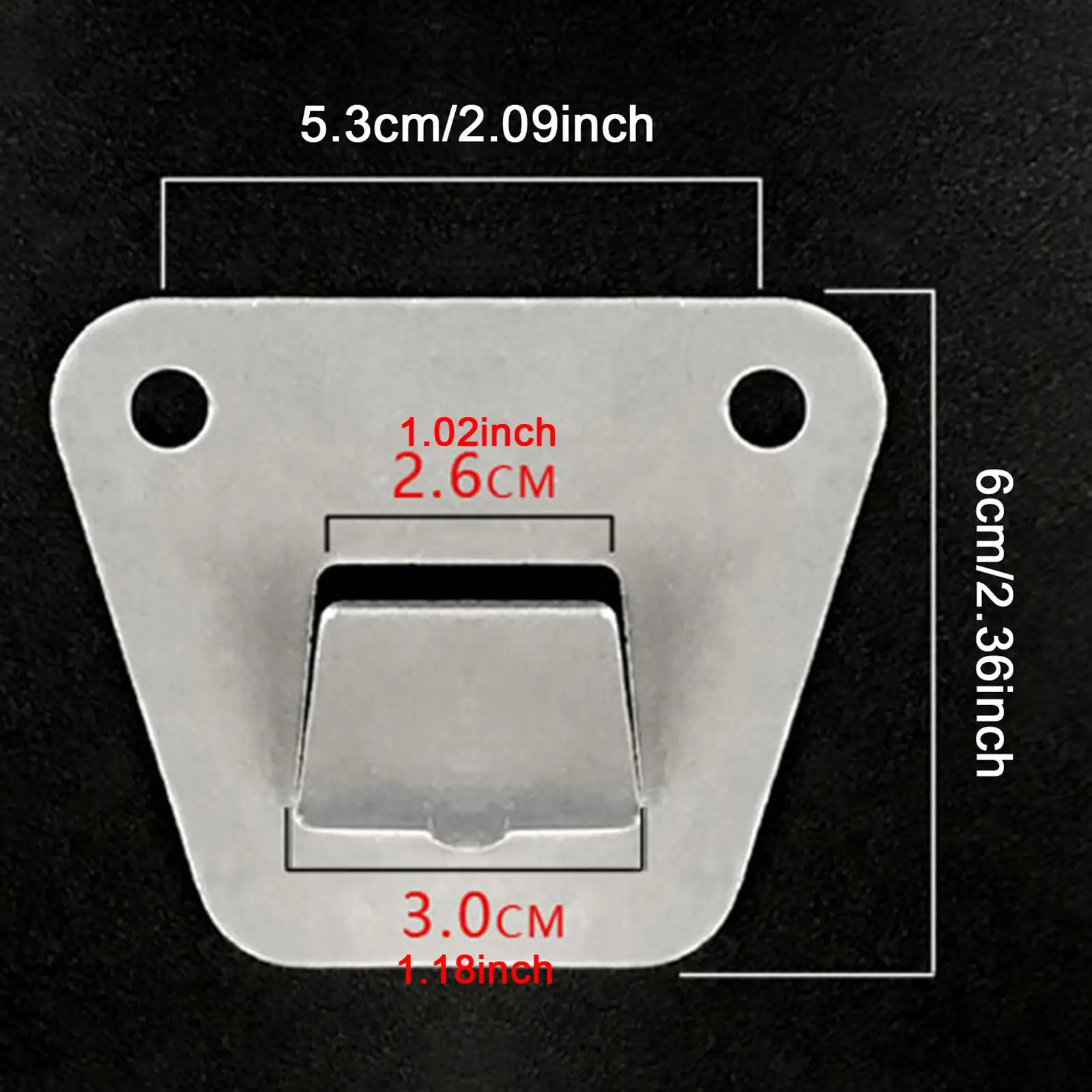 Heavy Duty Wall Fan Mounting Brackets Metal Plate Holder Secure Oscillation Hanger for Home and Garage