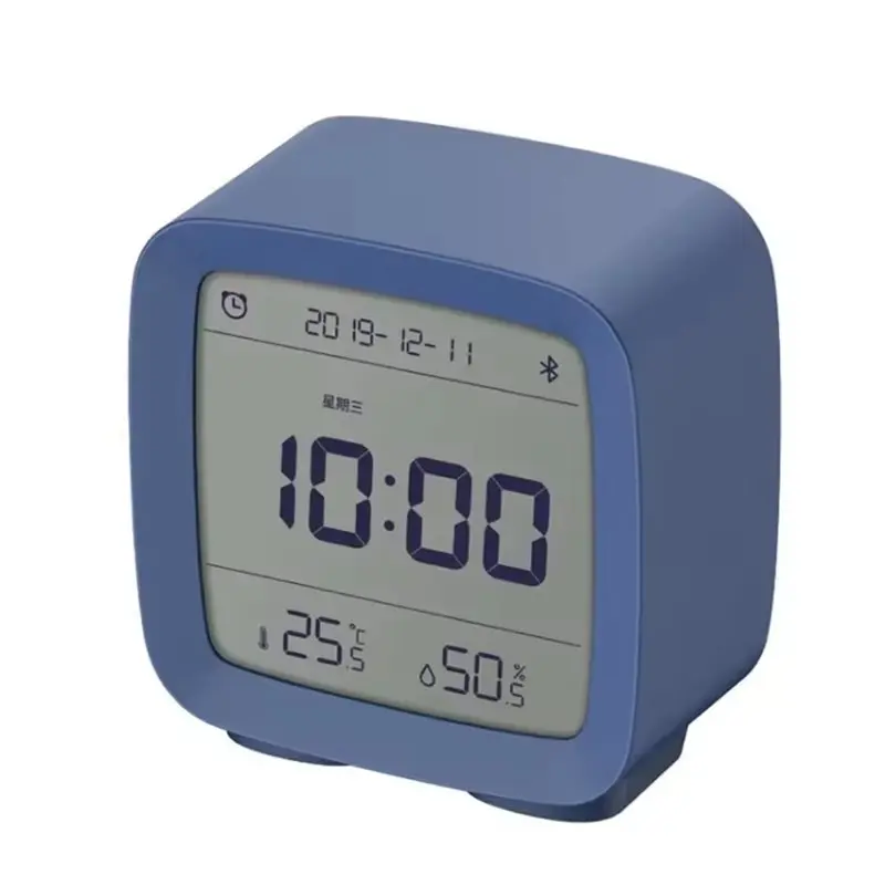 【ORNAMENT】Bluetooth Smart Alarm Clock Cleargrass LCD Screen Temperature Humidity Display Adjustable Night Light For Xiaomi For M