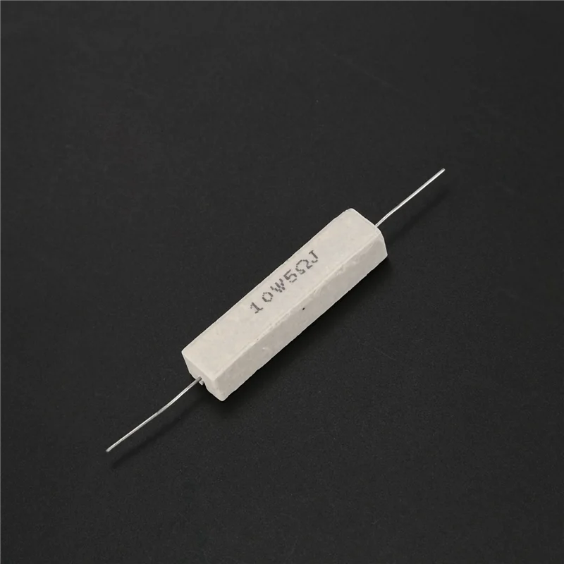 AS62 100 unidades de resistor de cimento enrolado 5 Ohm 10W Watt 5%