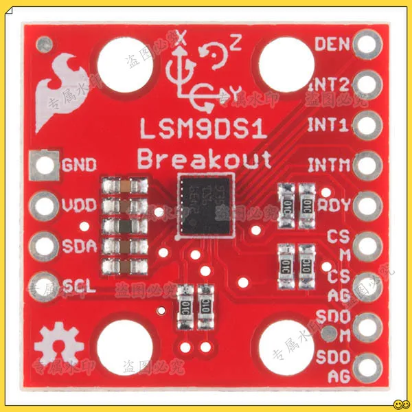 

M9DS1 Sensor 9DoF High Precision Integrated 9-Axis, Attitude Sensor SPI/I2C