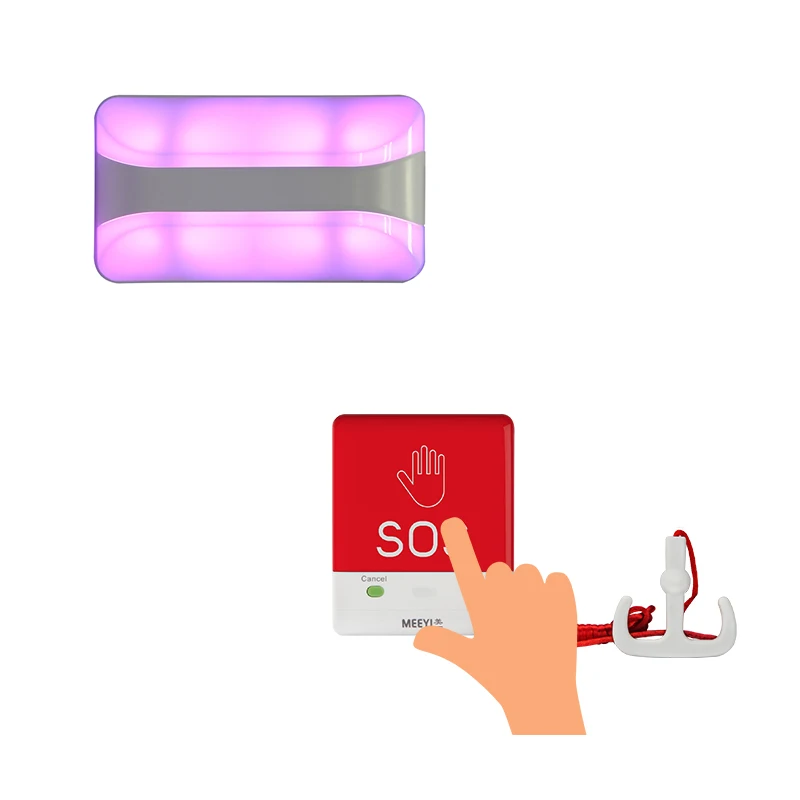 

MEEYI Wireless Nurse Call System Emergency Pull Call Elderly SOS Panic Button