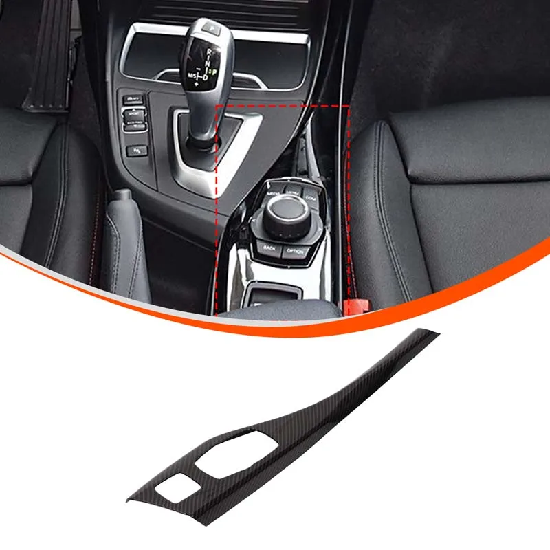 For 14-19 BMW 2 Series (convertible version) car multimedia panel ABS carbon fiber pattern 1-piece set (left peptide)