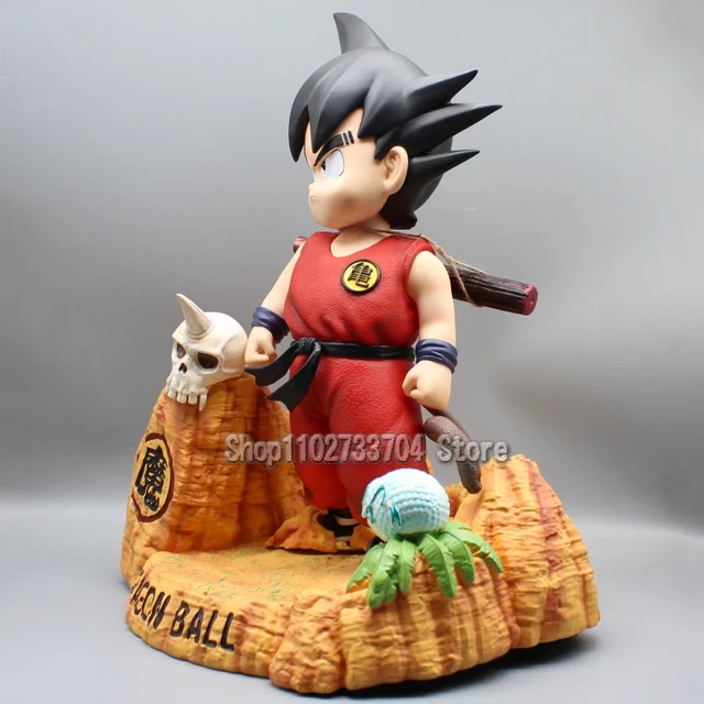 ドラゴンボール悟空アクションフィギュア,アニメコレクション,ミニチュアおもちゃ,デスクトップ装飾,バトルギフト,子供時代,43cm -  AliExpress