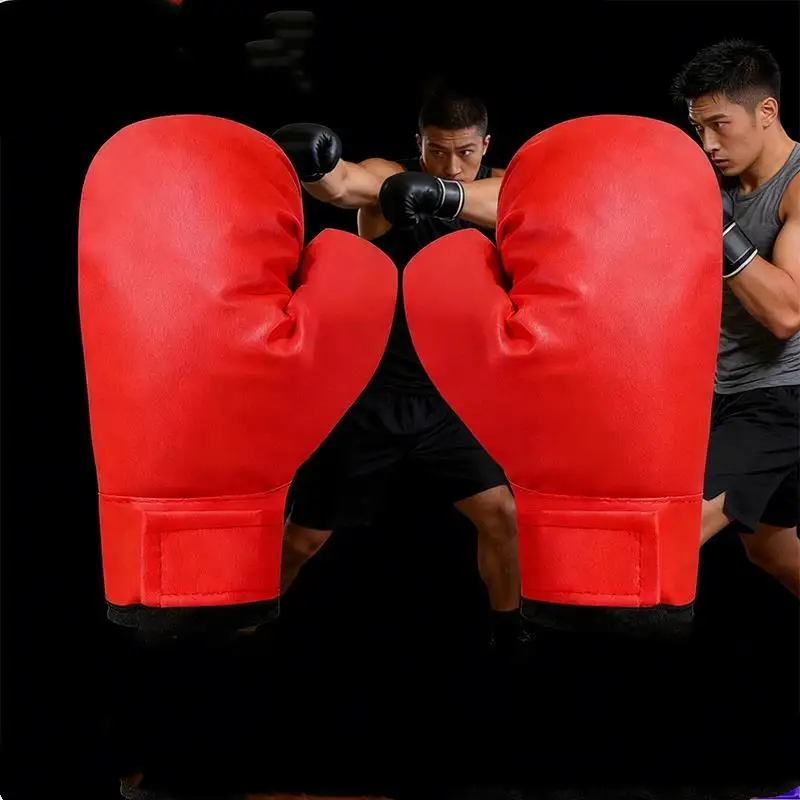 

PU Leather Karate Gloves Boxing Gloves Thickened Taekwondo Protector Pads Non Slip Kickboxing Gloves Ergonomic For Adults Kids