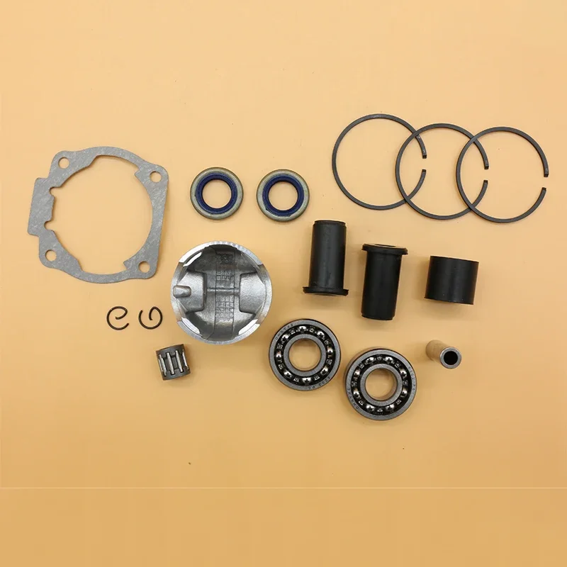 

45/46mm Piston Pin Oil Seal Kit ForHUS 51 55 55Rancher EPA Chainsaw Needle Bearing Cylinder Muffler Gasket