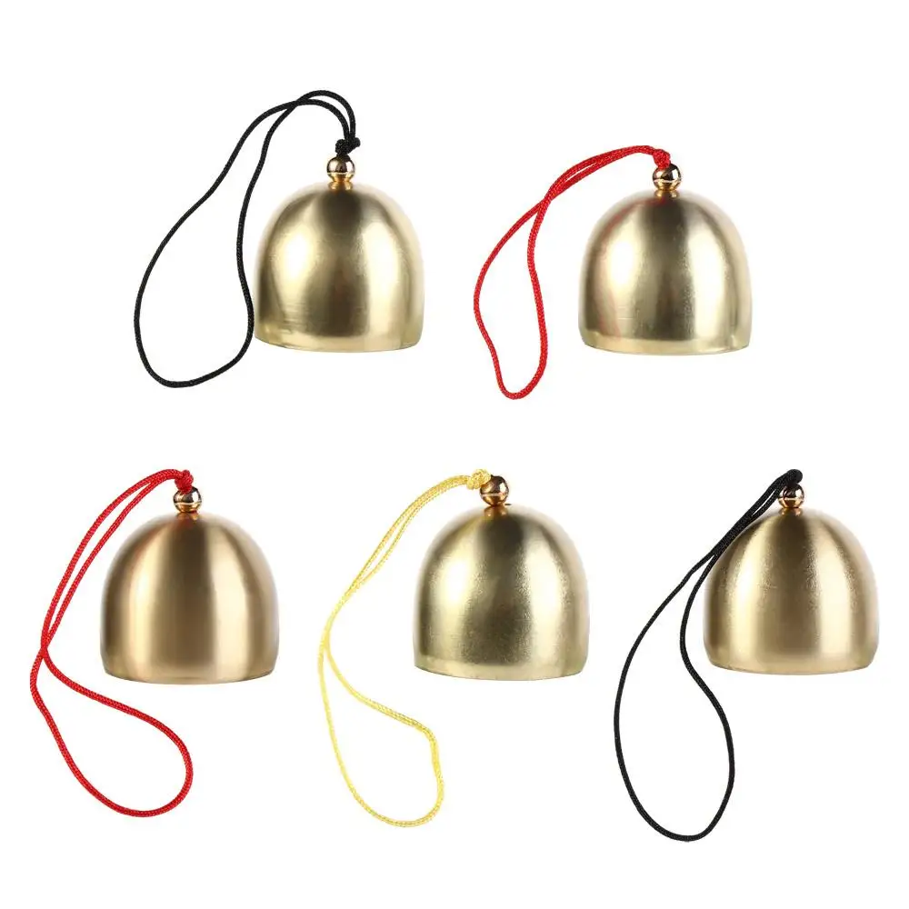 Mini Metal Brass Bells Clear Sound Thickened Christmas Door Bell Loud Anti Lost Wind Chime Festive