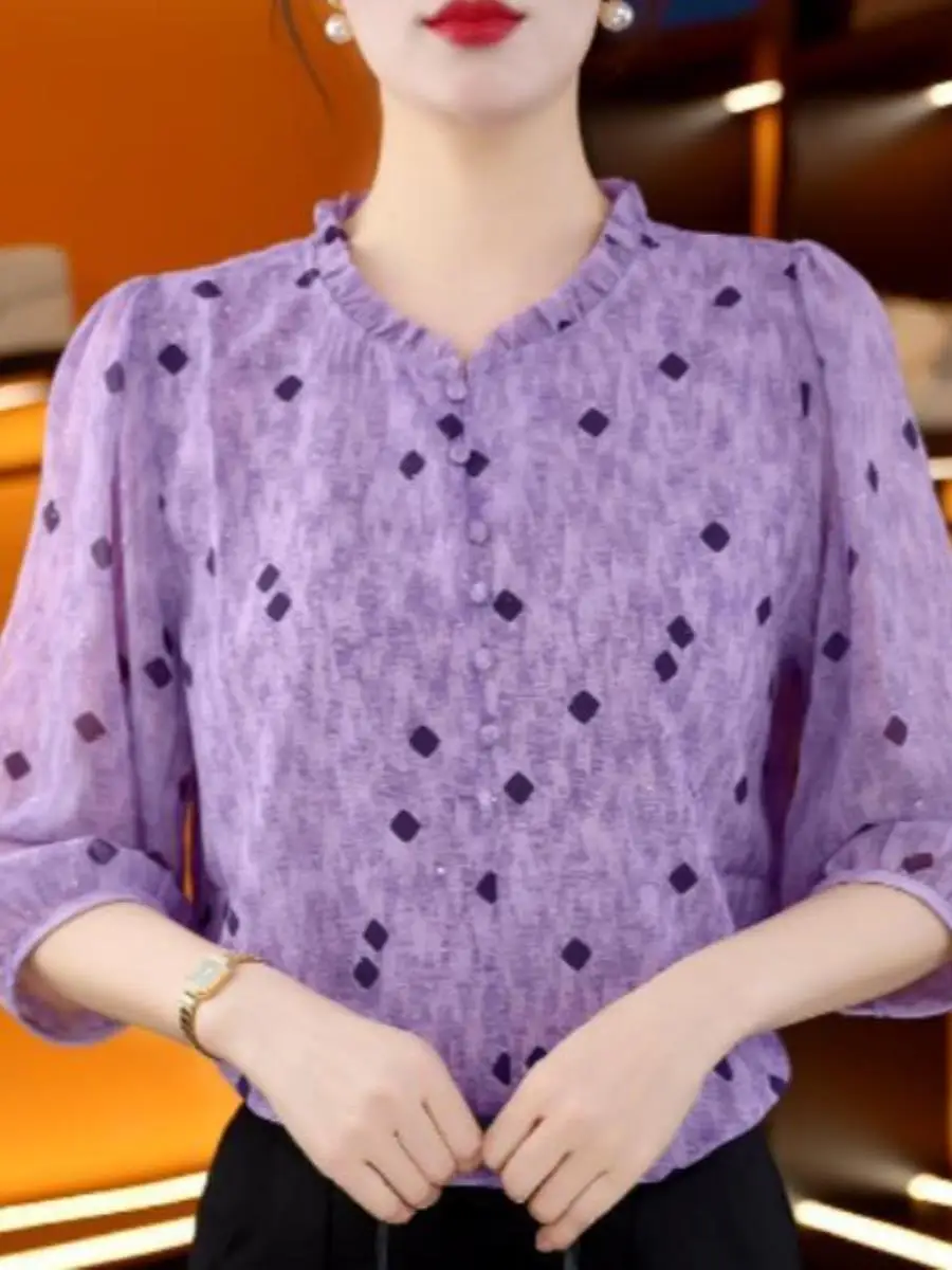 nova-blusa-de-chiffon-estampada-primavera-verao-feminina-roxa-da-moda-manga-curta-com-bolso-e-lenco-estilo-empresarial-que-em