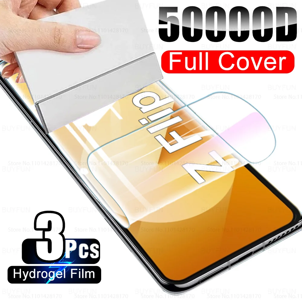 3Pcs For Samsung Galaxy Z Flip 6 Clear Hydrogel Film Not Glass SamsungZFlip 5 4 3 Flip3 Flip4 Flip4 Flip6 5G HD Screen Protector