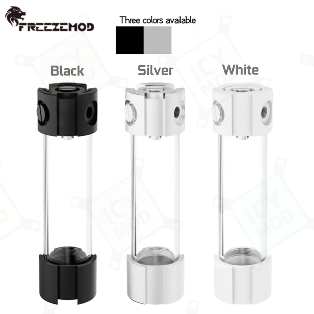 FREEZEMOD خزان أكريليك OD50MM 120 مللي متر/170 مللي متر/220 مللي متر/270 مللي متر/320 مللي متر/370 مللي متر خزان تبريد المياه G1/4 'PC MOD YSX-5DC #3