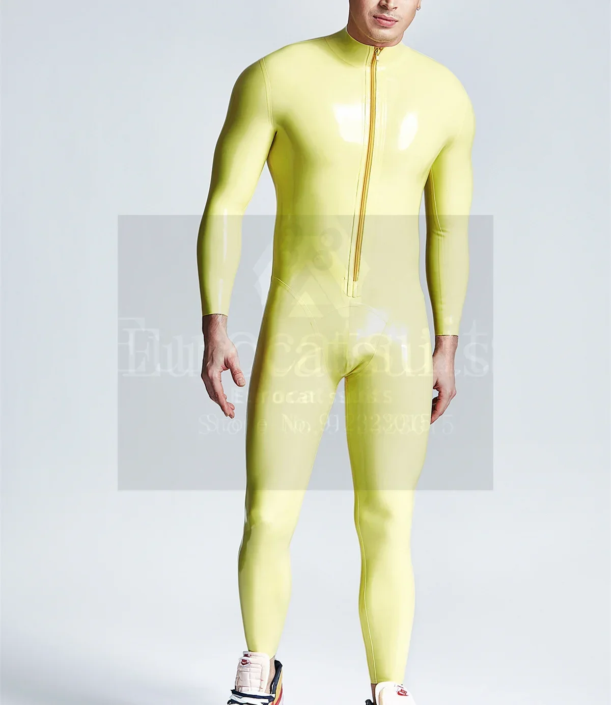 pants  briefs half sleeves latex catsuits sexy rubber bodysuits men rubber costume 100% latex   fetish men