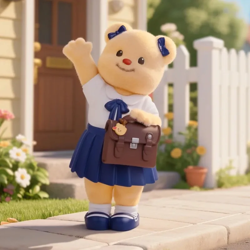 أصيلة Plzdot Butterbear سلسلة الحياة الملونة صندوق أعمى توافدوا الدب عمل الشكل لطيف المرأة هدية تحصيل دمية ديكور #3