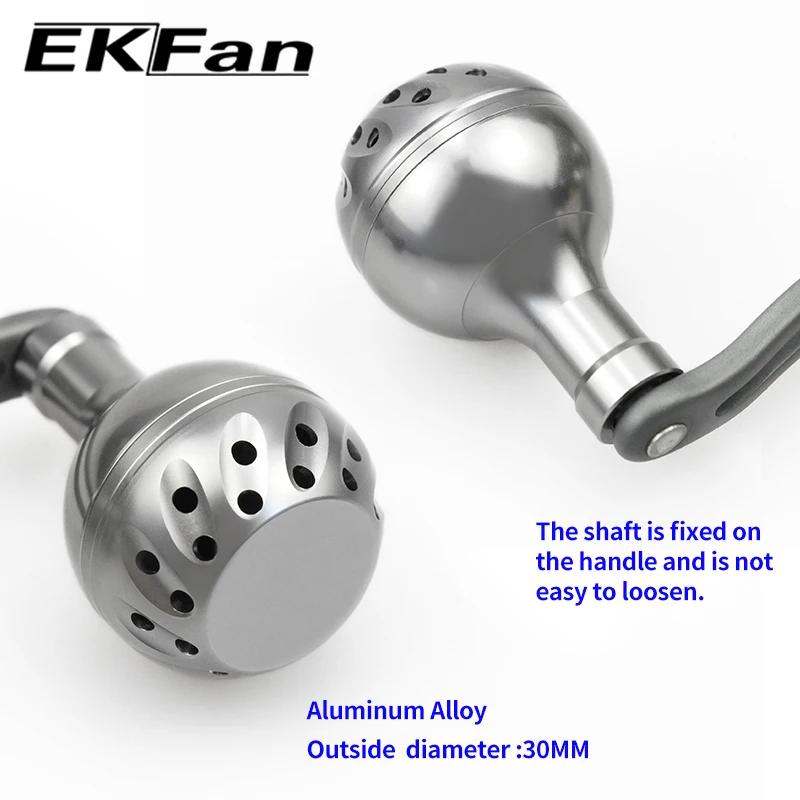 EKFan 120MM Aluminiumlegierung S-förmiger Baitcasting-Angelrollengriff Passend für A/D/S 7*4/8*5mm Loch 30mm Legierungsknopf Köderrollen-Werkzeuge – Detail 7