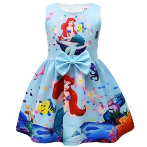 Little Princess Meerjungfrau Kleid für Mädchen, Mickey Mouse, Geburtstagskleidung, Sommer 12 Hauptverkäufe von Mickey Fantasy - №12