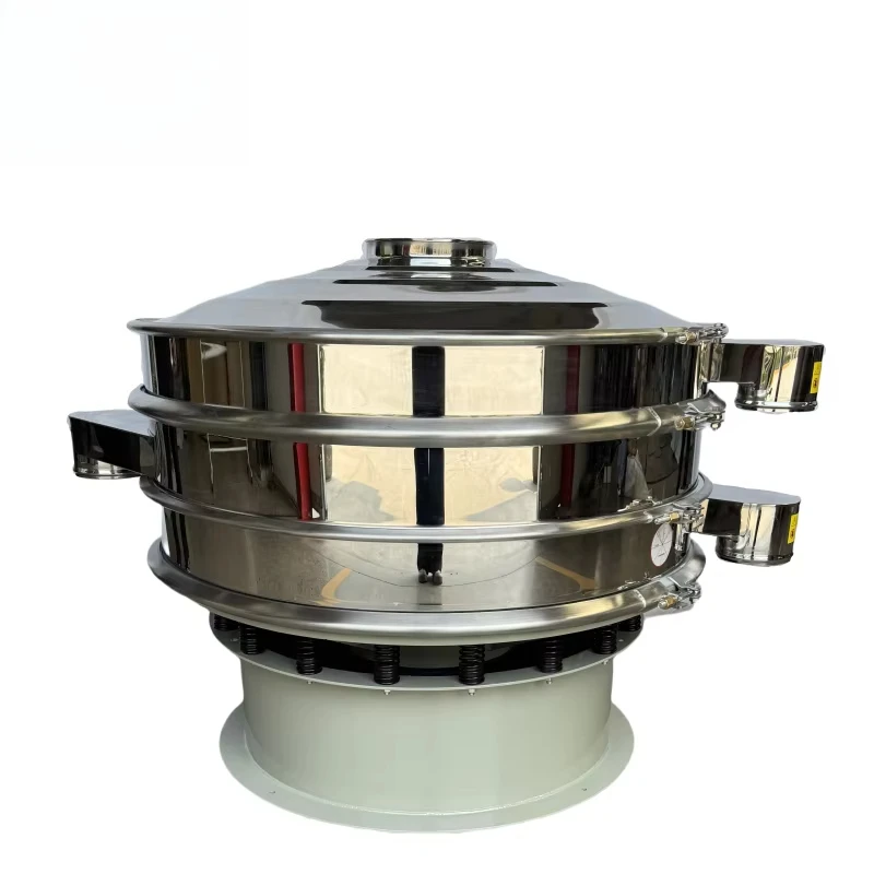 Supersonic Rotary Vibrating Sieve Calcium Carbonate Sesame Hemp Seed Active Calcium Food Liquid Commercial OEM Customized