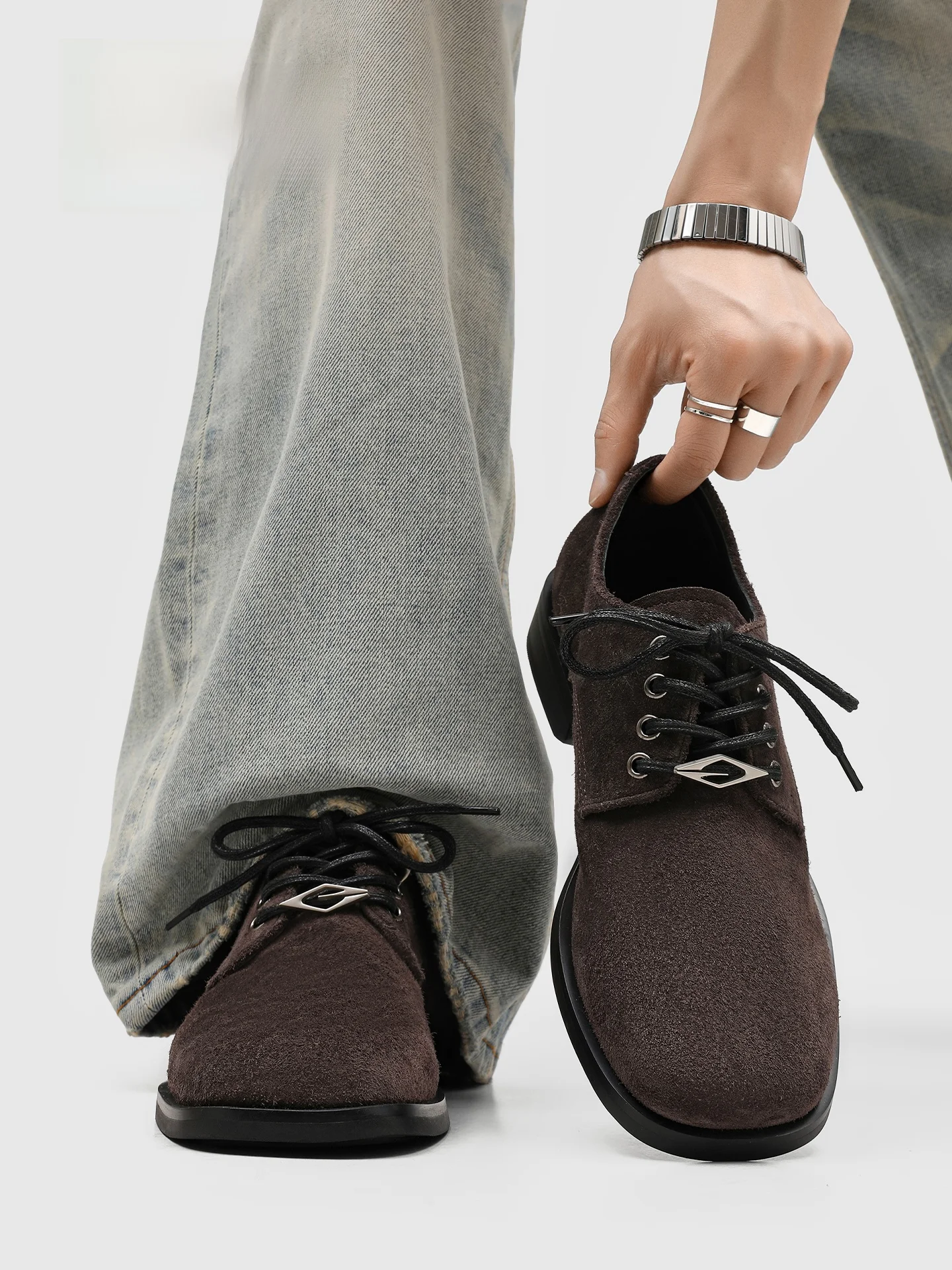 pochun-casual-leather-shoes-men's-shoes-thick-bottom-heightening-british-retro-simple-commuting-men's-shoes