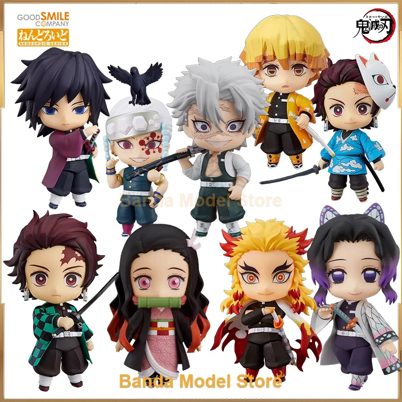 Original Good Smile GSC Nendoroid Demon Slayer Kamado Tanjirou Kyojuro Rengoku Tomioka Giyuu Anime Figure Model Toys