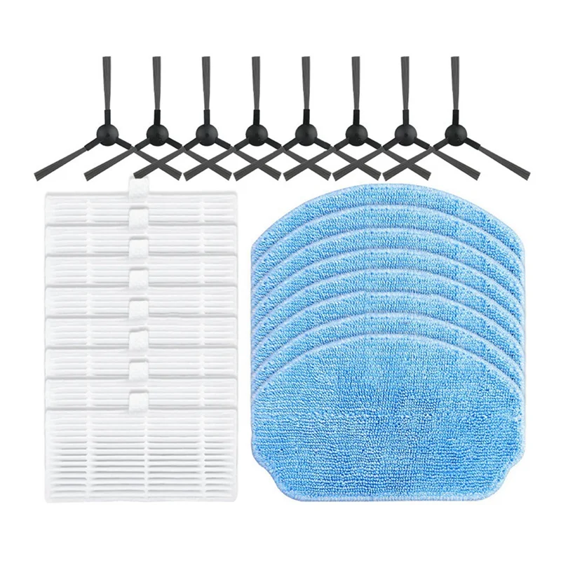 B47B-For Kabum Smart 100 / MAMNV ZCWA ONSON GTTVO EICOBOT/ MANVINS Kilgone Lcrock BENICO G20 Brush Filter Mop Parts