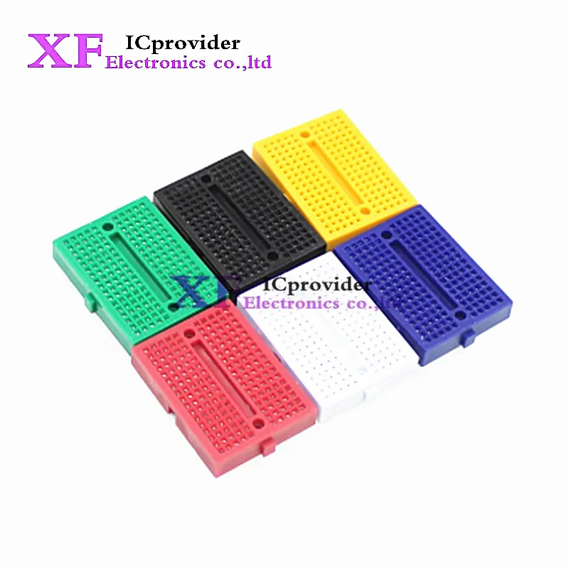 SYB-170 Mini Solderless Prototype Breadboard 170 Tie-points 35*47*8.5mm for arduino Diy Kit