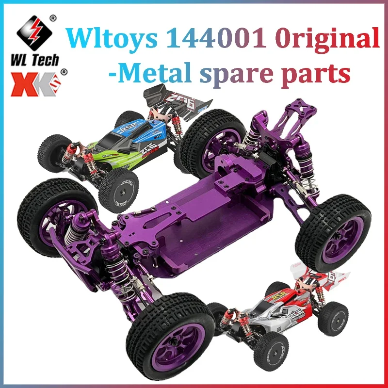 

Для WLtoys 144010 144001 144002 124017 124019 RC Car, металлические конверсионные детали, обновленные комплекты, запасные части