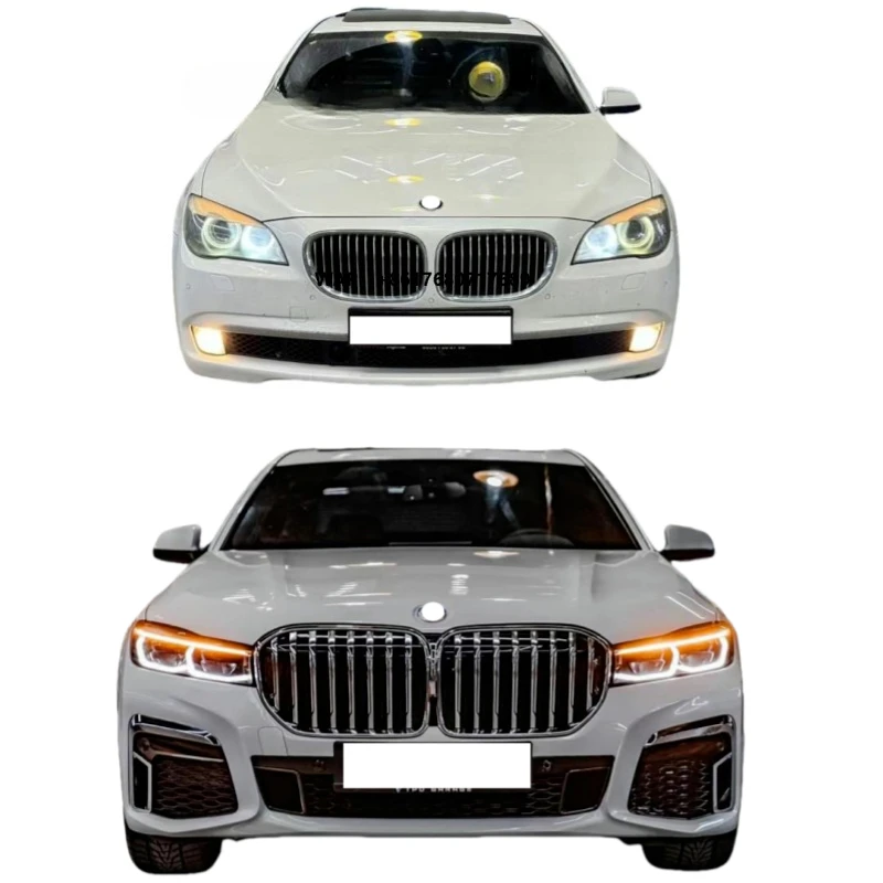 

For 7 Series F01 F02 Upgrade Body Kits Front and Rear Bumpers 730 750 Upgrade G12 Headlights Hood ABS Front Lip and Fender