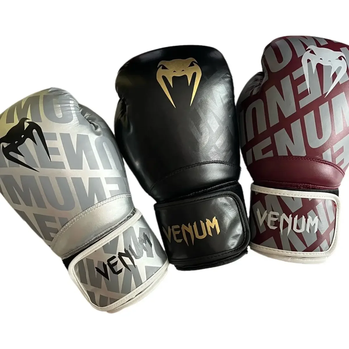 Venom Boxing Gloves Dynamic Training Sparring MMA Muay Thai Kickboxing Sanda Adult Unisex Men Women 15 Plus
