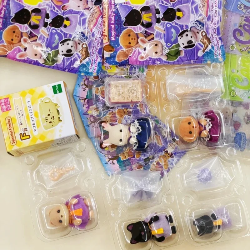 Japão Sylvanian Families Bag, Kawaii Camping Dress Up Cake Party, Figura Anime bonito, Enfeites do quarto, Reunindo Presente, 100% Genuíno