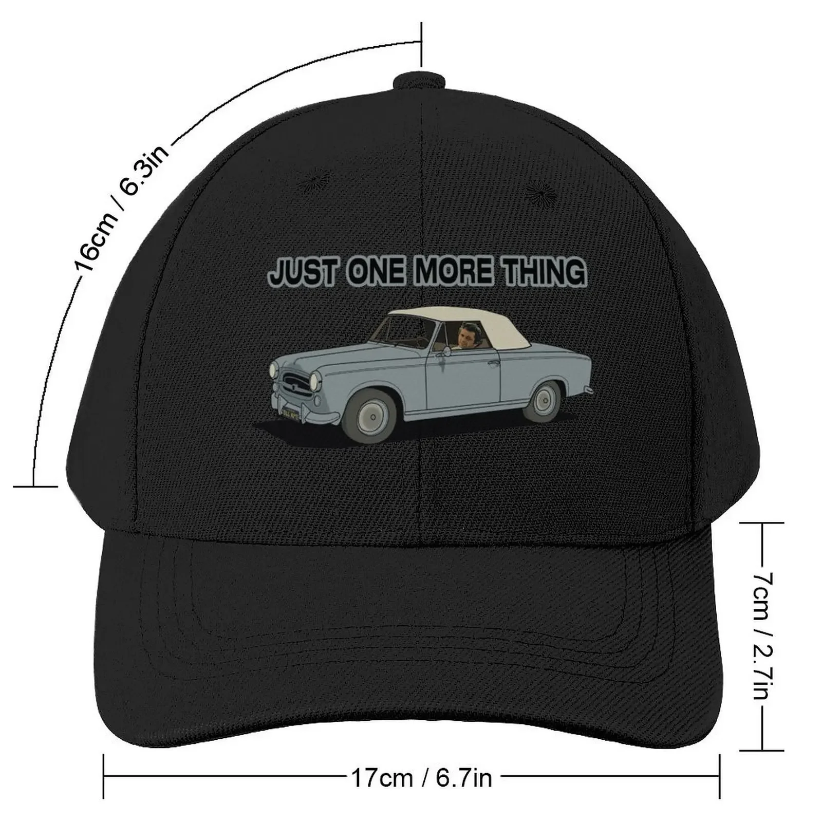 Columbo driving - Just one more thing Baseball Cap Hip Hop birthday Caps Male Women's