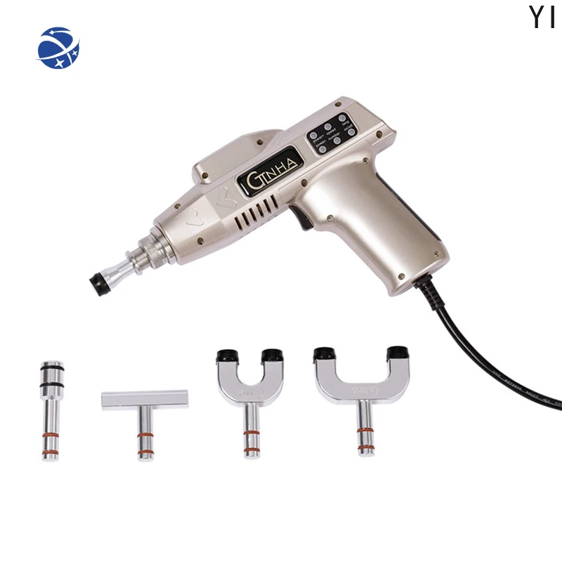 YYHC Wholesale 1200 N Chiropractic Adjusting Tool Electronic Muscle Massager Electric Impulse Chiropractic Gun