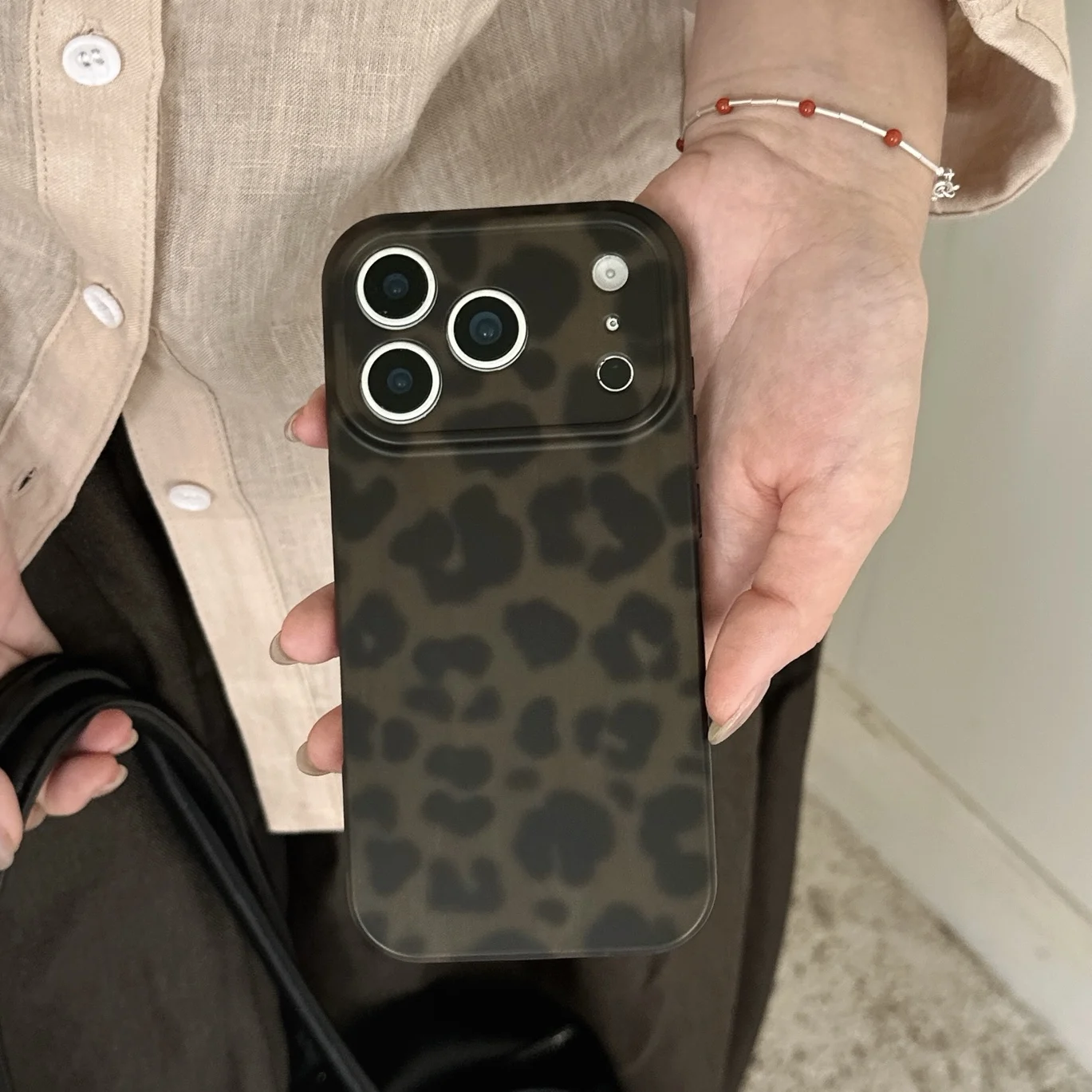 Retro stilvolle bernsteinfarbene Lamber-Muster glänzende Handyhülle für iPhone 17, 16, 15, 14, 13, 12, Pro Max Plus Air – Detail 23