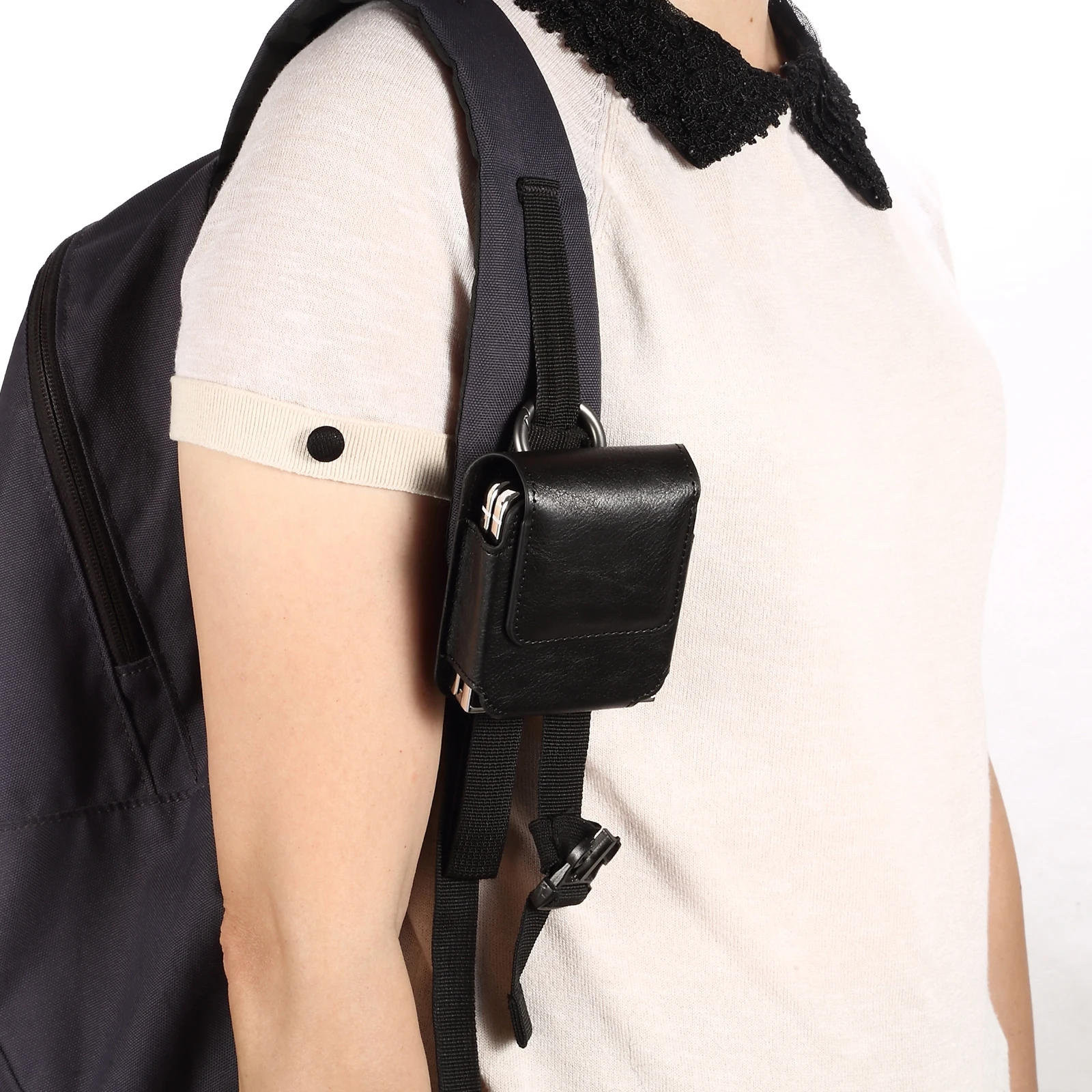 Microfiber Material Fold Phone Pouch For Samsung Galaxy Z Flip 6 5 4 3 5G Motorola Razr 50 Huawei P50 Pocket Waist Belt Clip Bag