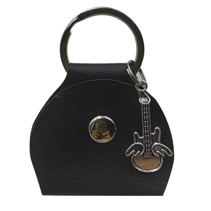 

Pick Storage Box Leather Guitar Pick Practical Pick Container for Picks