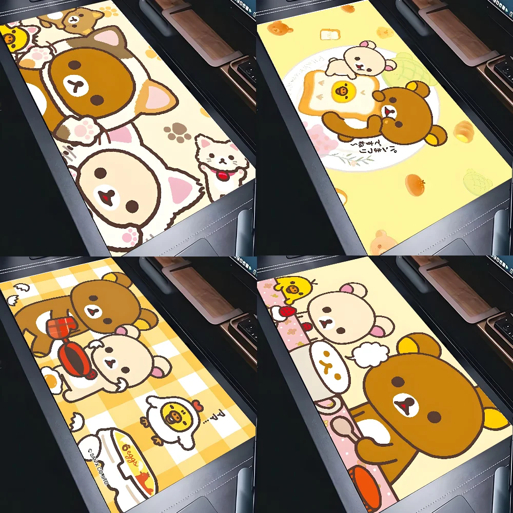 

Japan SAN-X Rilakkuma Cute Mousepad Mousepad New Arrivals Large Gaming Mousepad L XL XXL Gamer Mouse Pad Size For Keyboards Mat