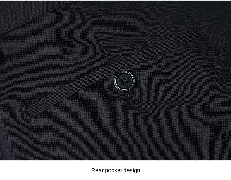 Summer men's casual pants new solid color trend Korean version Simplicity business straight leg pants men's slim fit suit pants