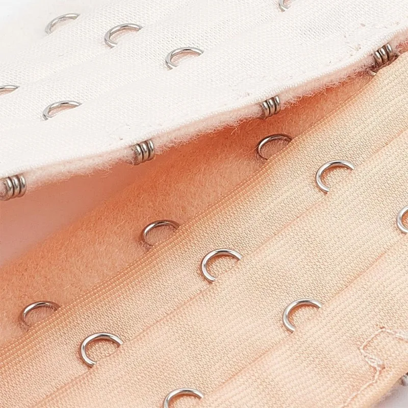 4pcs Women\'s Bra Extenders 3 Rows 11 Hooks Lady\'s Corset Buckles line Bra Back Extender Adjustable Soft Stretchy Back Waist