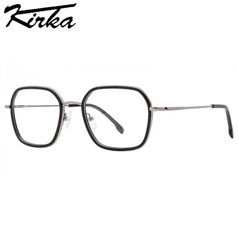 

Kirka Male Glasses Frames Square Eyeglasses Frames for Men Computer Myopia Glasses Man Optic Prescription Modern Male Glasses