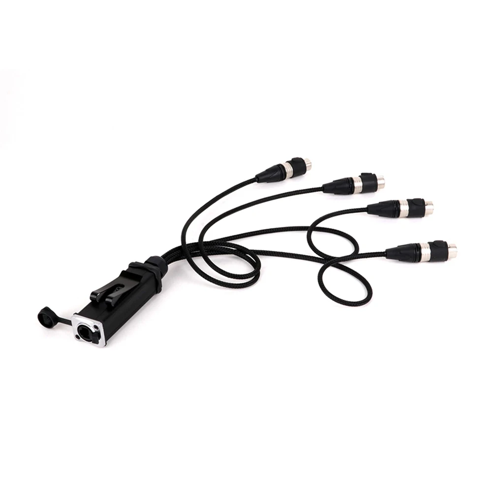 Imagem -04 - Cabo Xlr Cobra para Cabo Ethernet Canais Pinos Multi Rede Cobra Receptor para Palco e Estúdio de Gravação 0.5m5m Par de