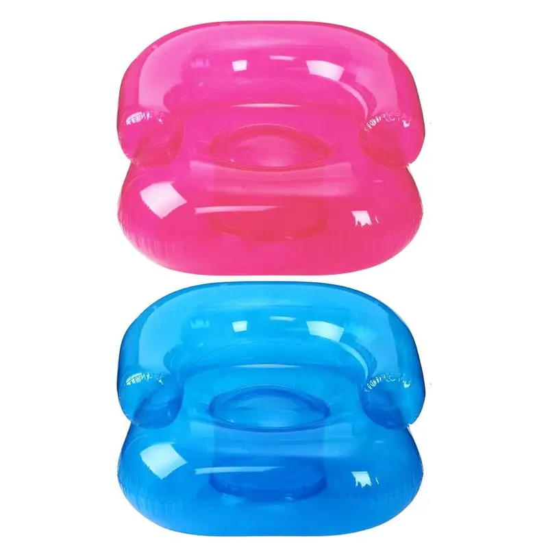 

Swimming Pool Loungers PVC Waterproof Inflatable Booster Seat For Kids 220 Pounds Capacity Comfortable Seating Portable Air