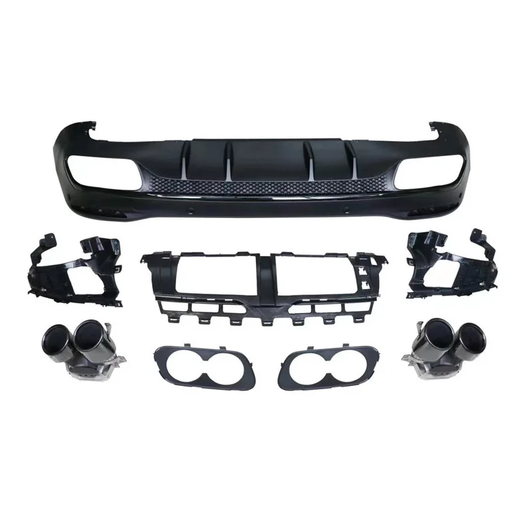 

Damei High-Quality GLE W167 Modification GLE53 Style Car Bumper Lip Exhaust Pipe Rear Diffuser For Mercedes Benz 2020+