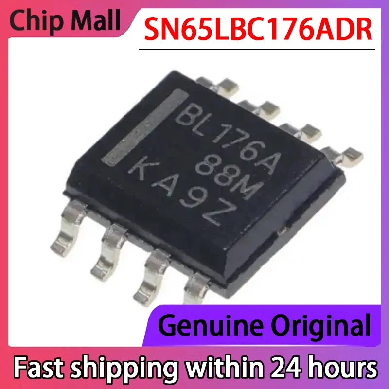 

1 шт. новый оригинальный SN65LBC176ADR SMT SOP-8 трафаретная печать: чип приемопередатчика шины BL176A