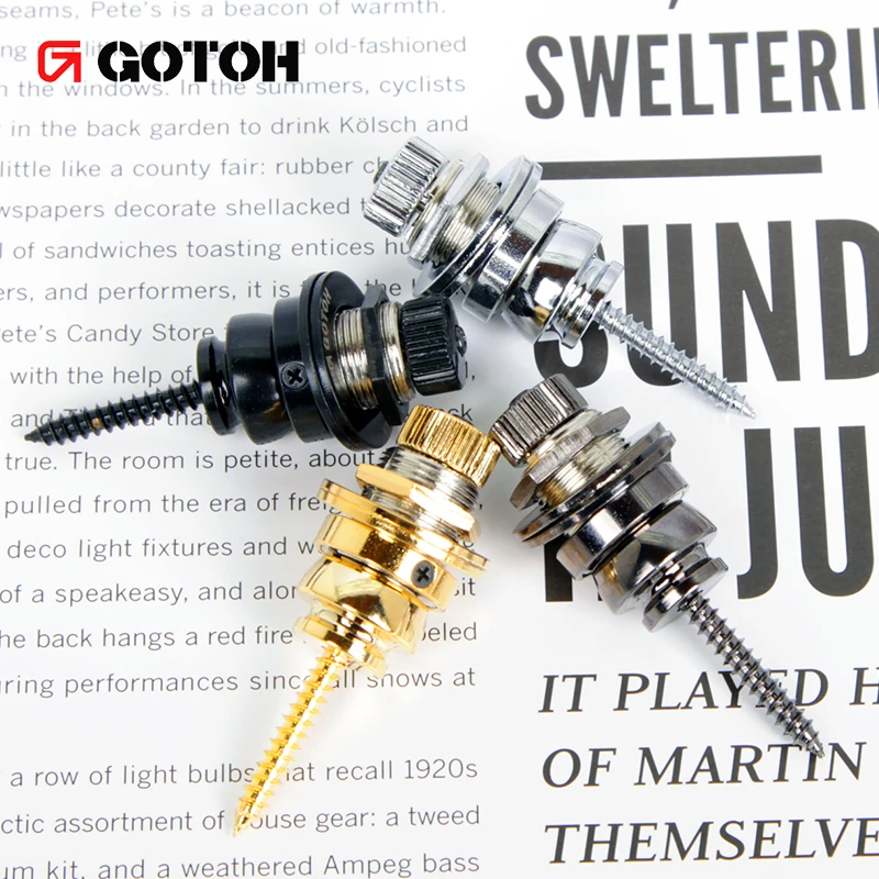 Gotoh SLR Quick Twist Release Strap Lock System for Guitar/Bass (1 set of 2 pieces)