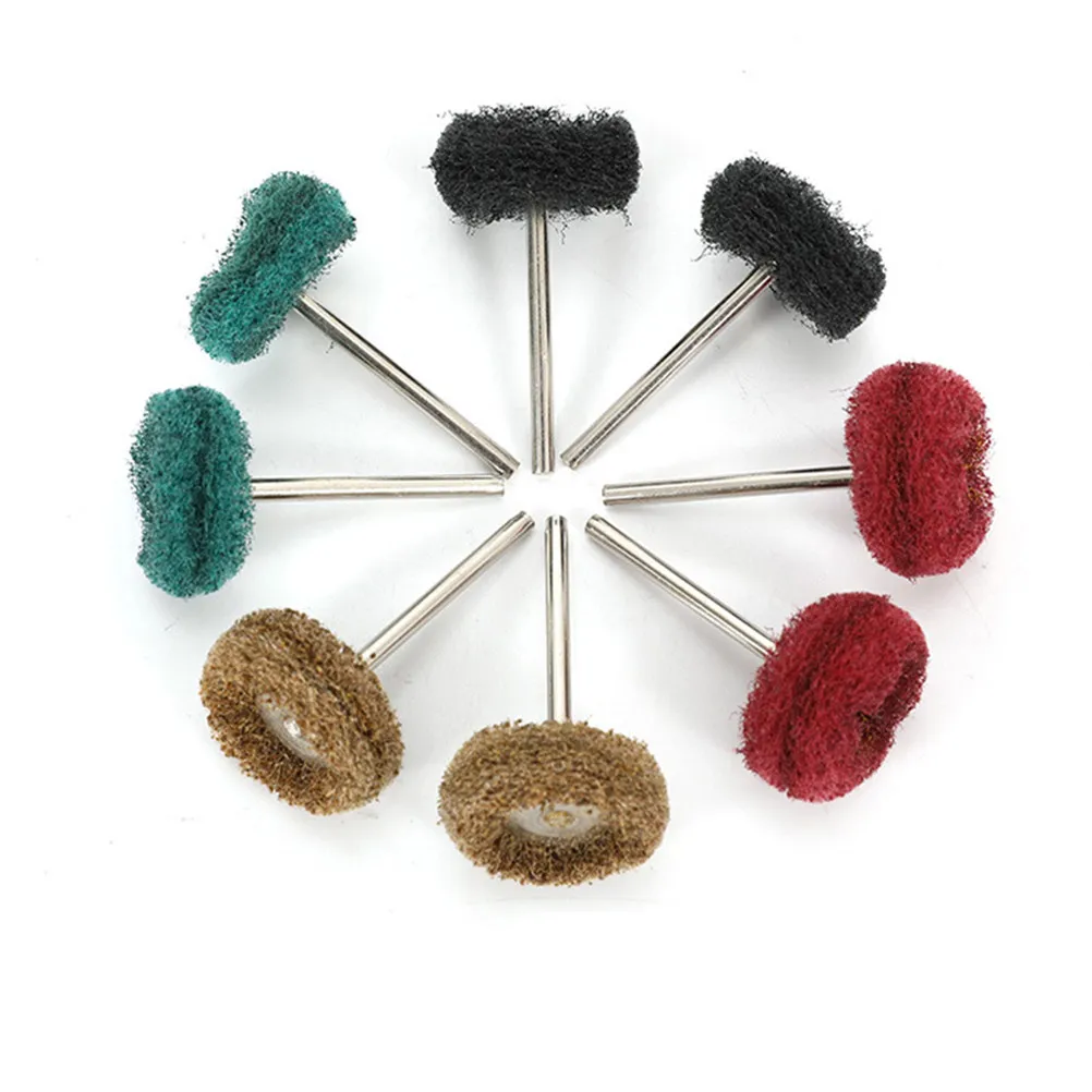 80pcs Buffing Wheel Set Nylon Polishing Wheels For Drill Rotary Tool Metal Polishing Abrasive Grinding Wheel Kit Rust Removal view 6