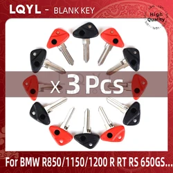 As chaves sem cortes da motocicleta em branco, substituem, BMW R850R, K1200LT, R1100RT, R1100GS, R1150RT, 650GS, 650CS, 1150GS, K1200GT, novo, 3 PCes