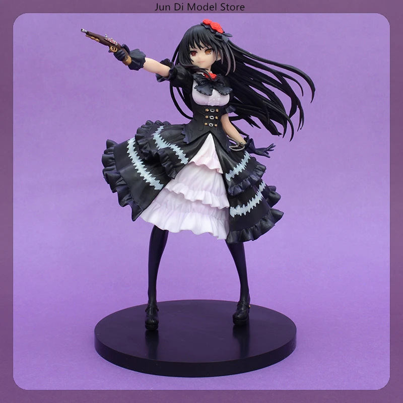 26cm Date A Live Tokisaki Kurumi Commemorative Edition Anime Girl Figure Model Statue Collection Desktop Decoration Ornament Toy